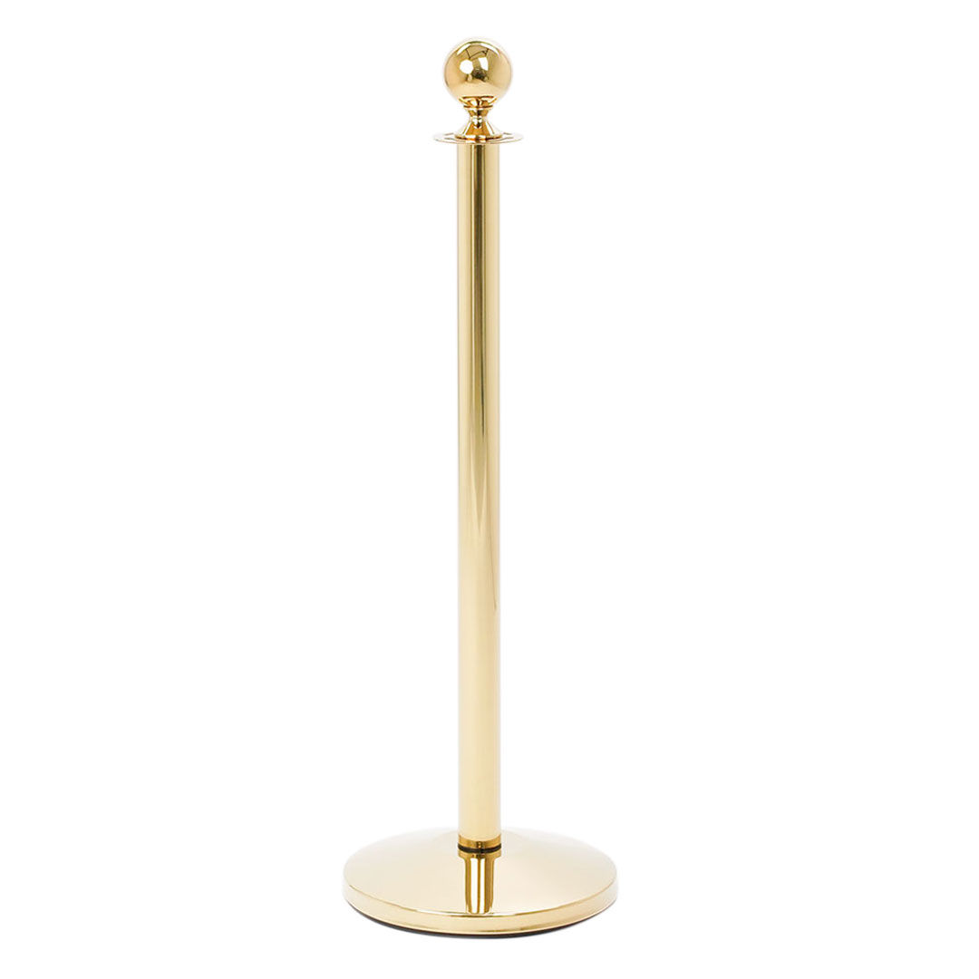 Poste dorado para cordón