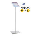 Atril Expositor de pie Marco abatible A4 - A3