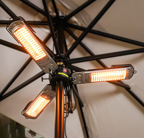 lampada riscaldante ad infrarossi per hotel