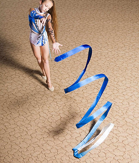 Gymnast With Ribbon