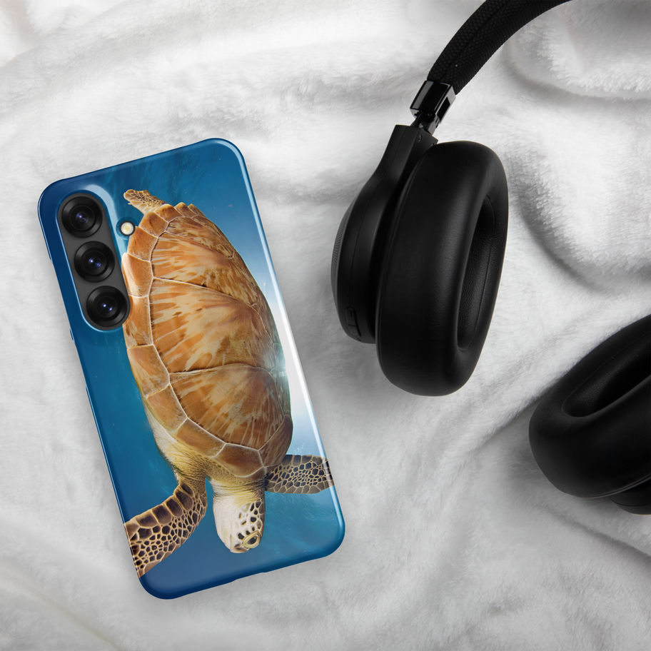 Samsung phone case with turtle design