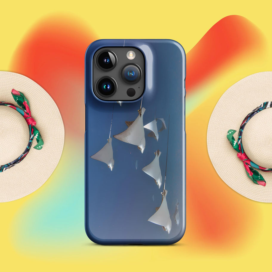 iphone case with eagle ray design