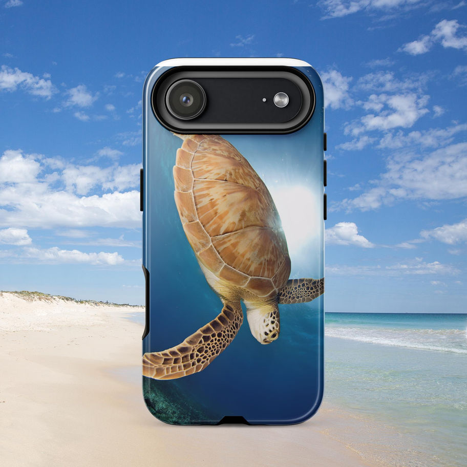 iphone case with turtle design