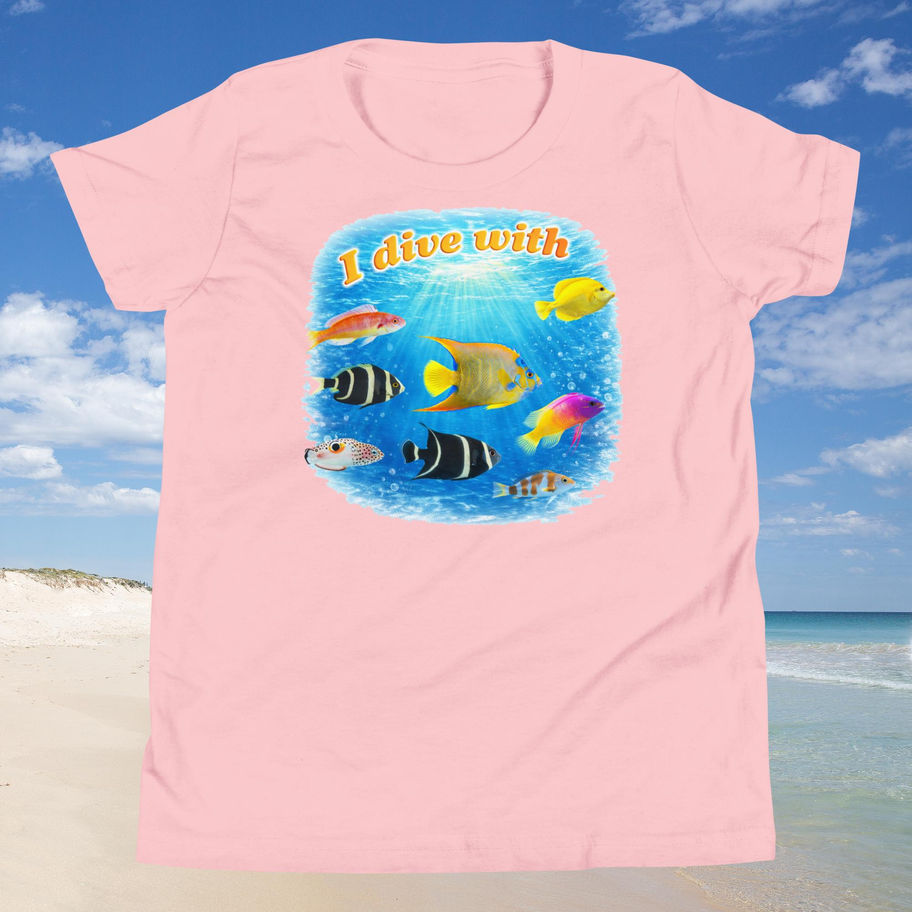 tropical fish childs t-shirt
