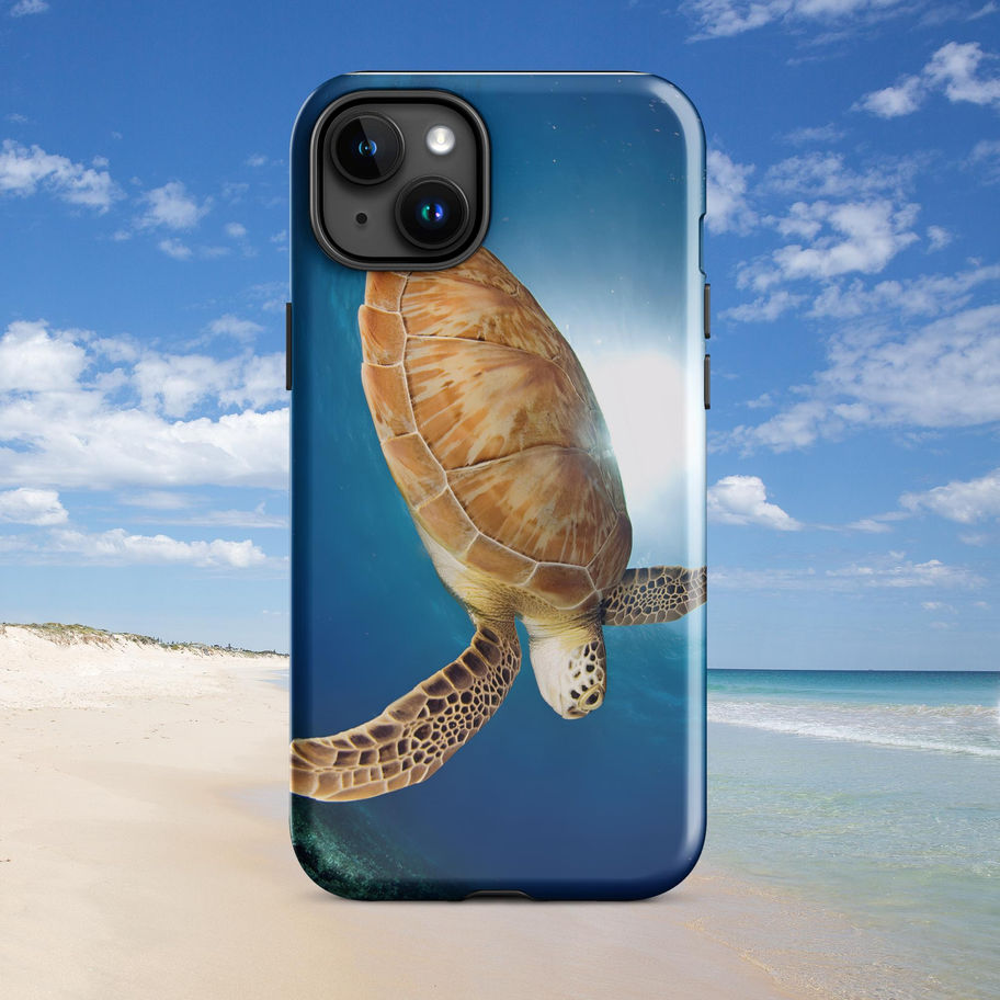 iphone case with turtle design
