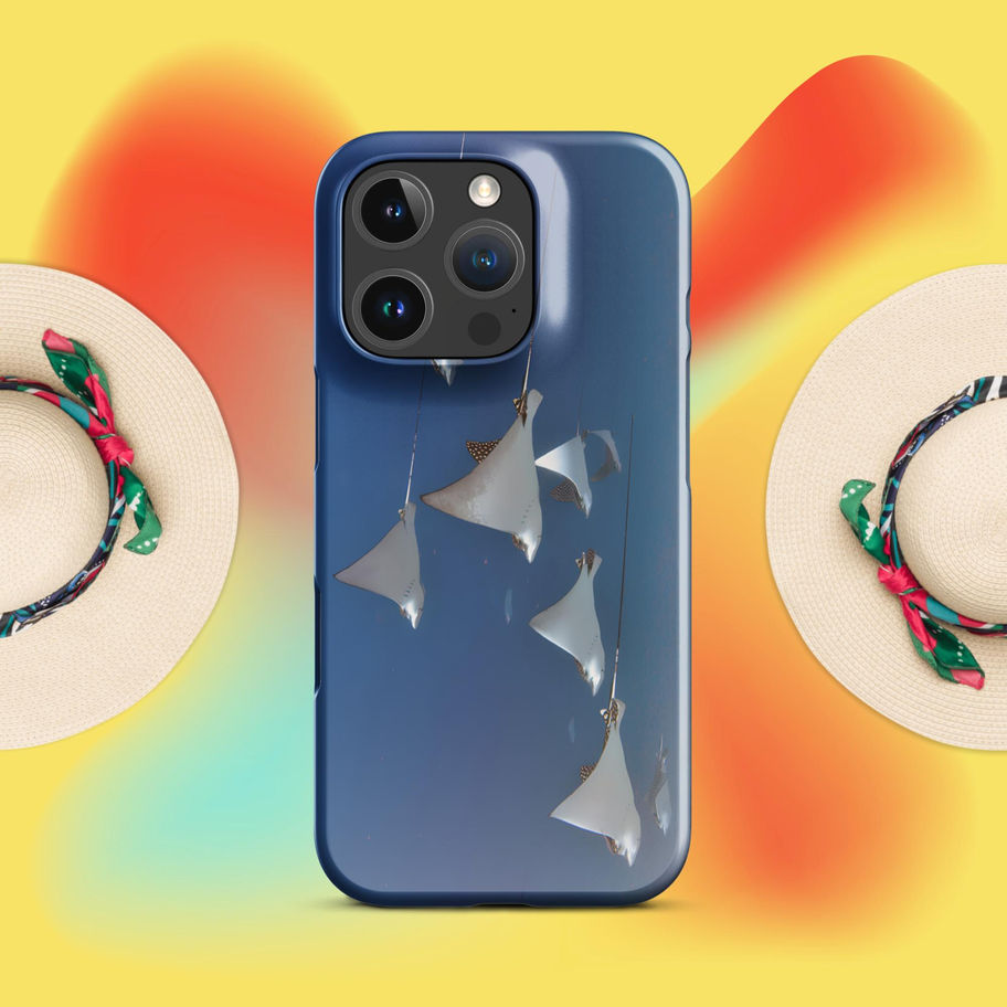 iphone case with eagle ray design