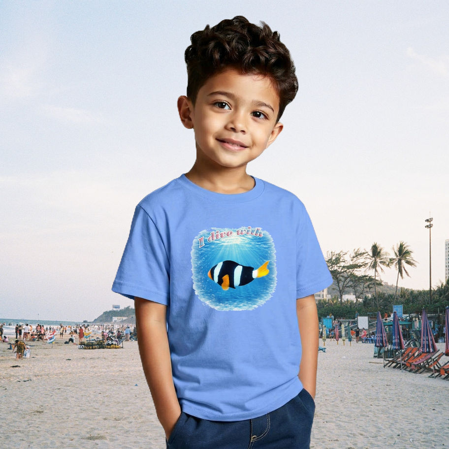 I dive with clown fish youth T-Shirt
