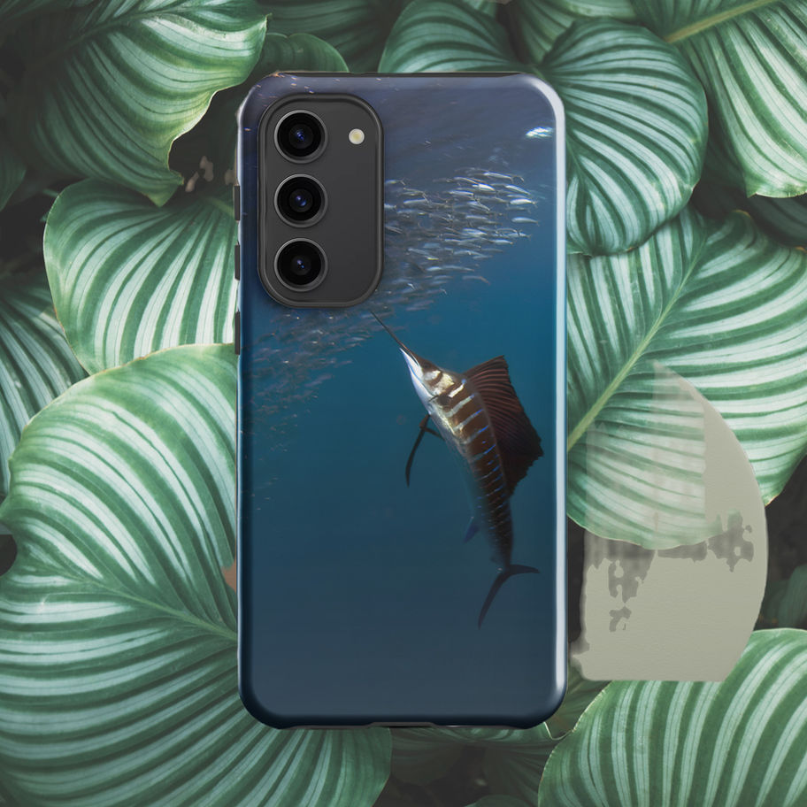samsung phone case sword fish design