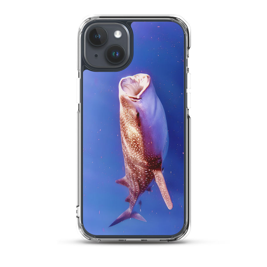 iphone case with whale shark design
