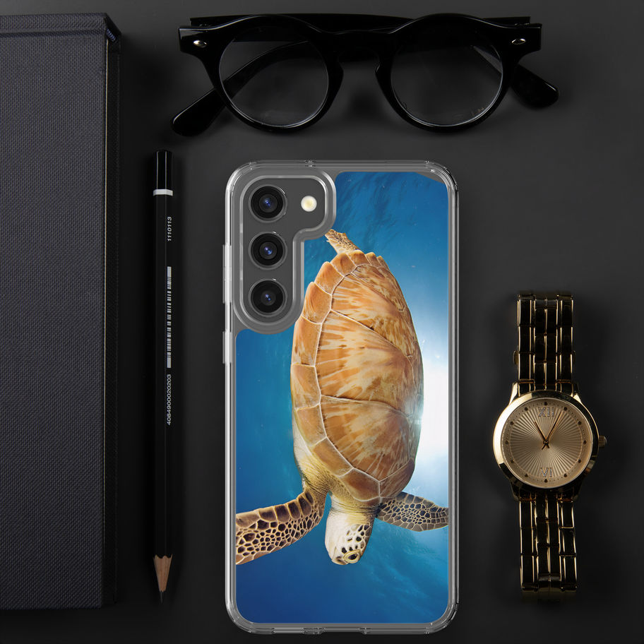 samsung phone case with turtle design