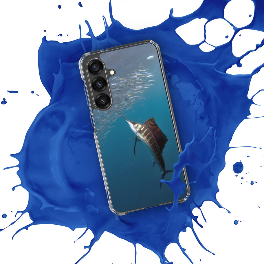 samsung phone case with sword fish design