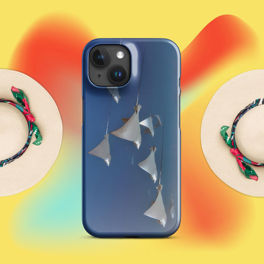 iphone case with eagle ray design