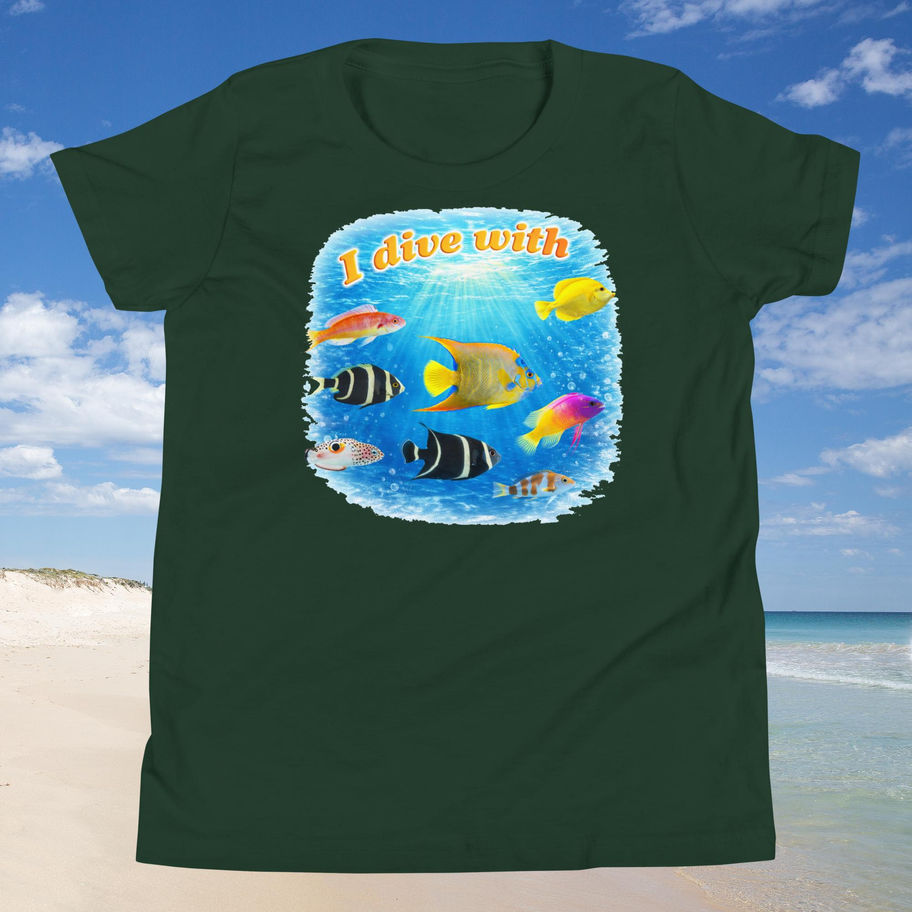 tropical fish childs t-shirt