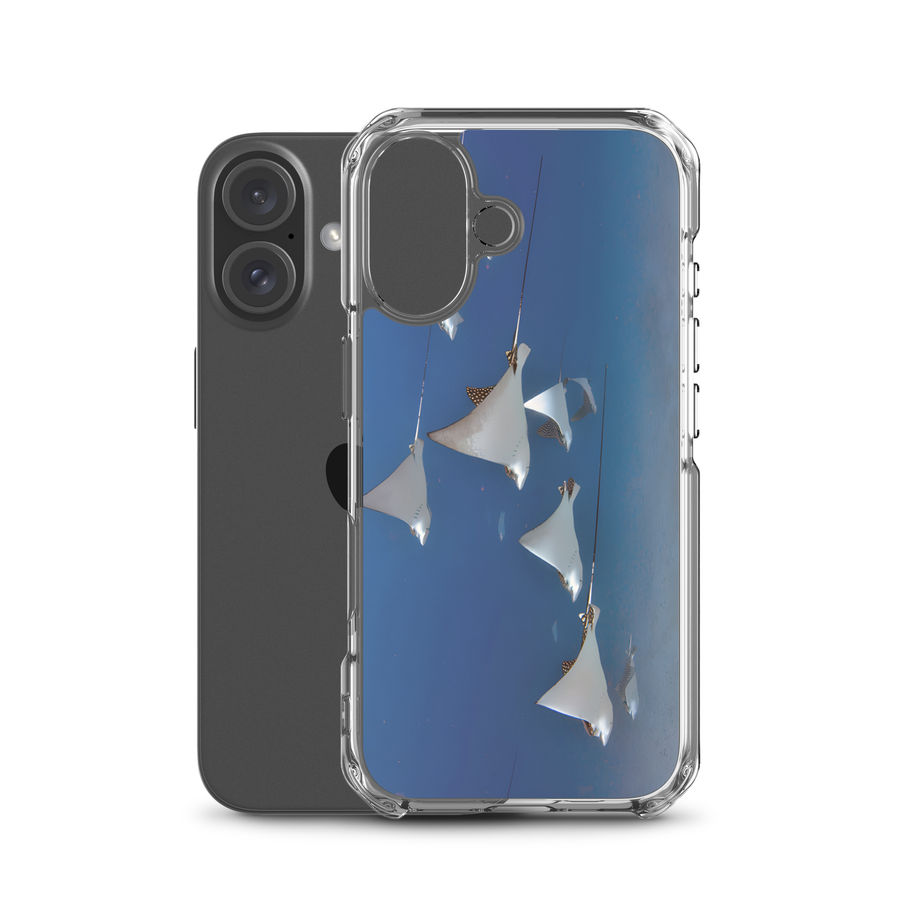 Clear Case for iPhone® with eagle ray design