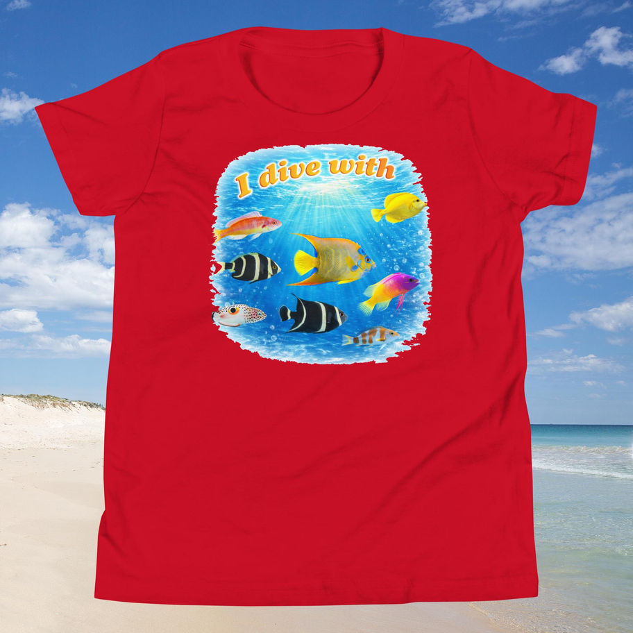 tropical fish childs t-shirt