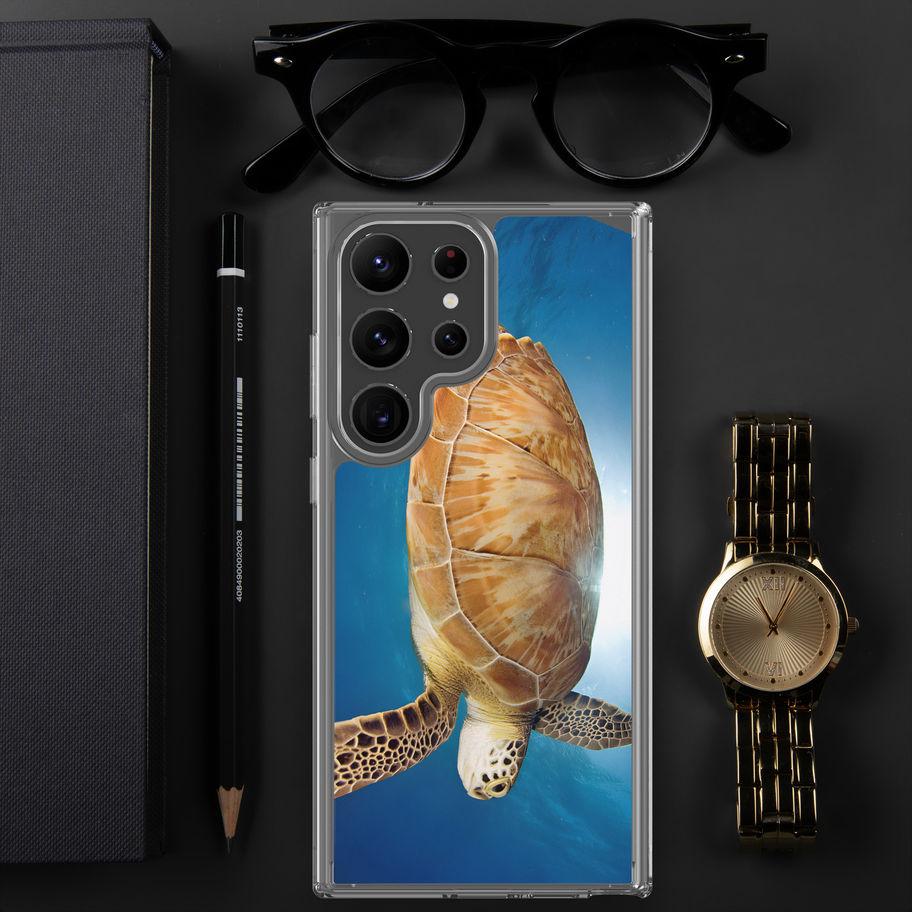 samsung phone case with turtle design