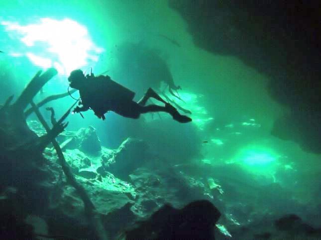 Inside chac mool