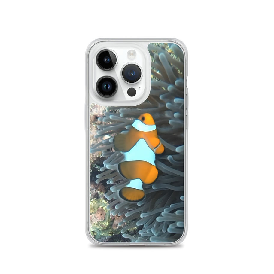 iphone case with clownfish design