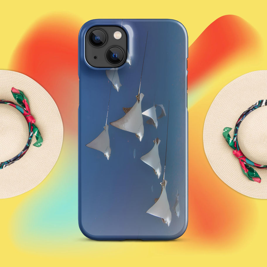 iphone case with eagle ray design