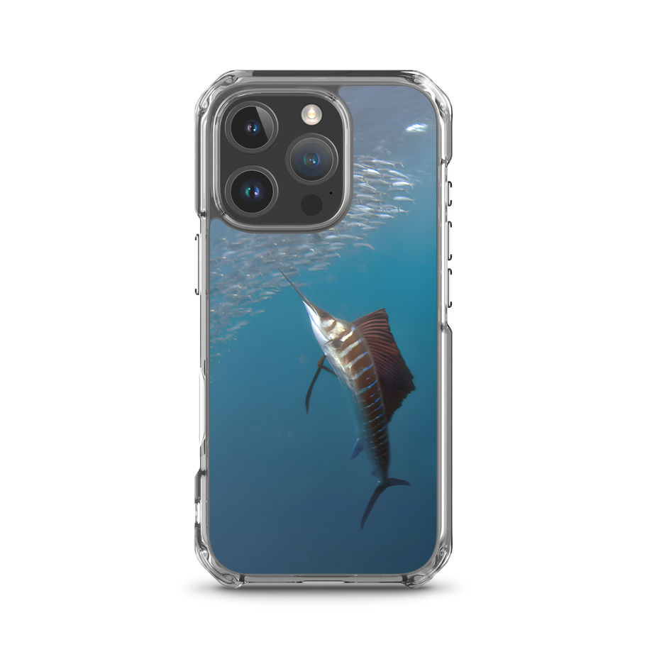 iphone case with sword fish design