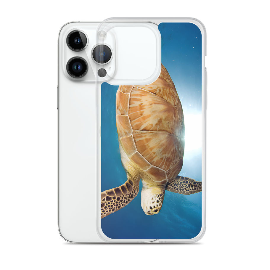 Clear Case for iPhone® with Turtle Design