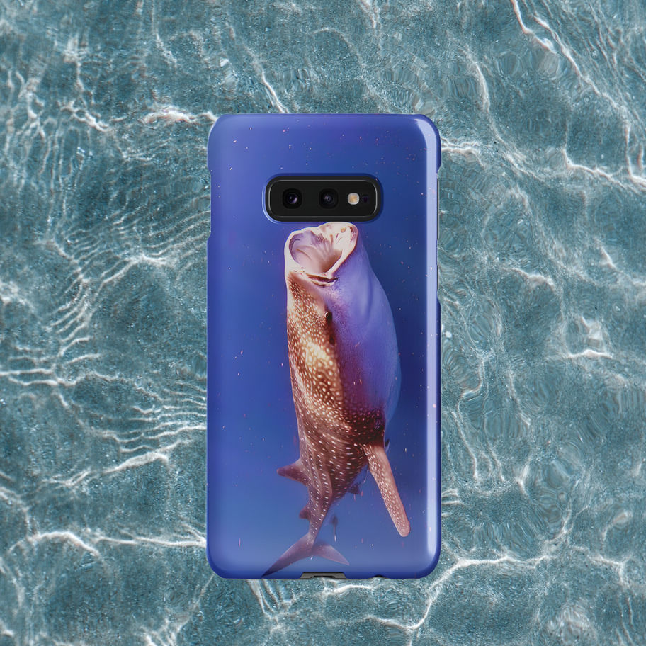 snap case samsung phone whale shark design