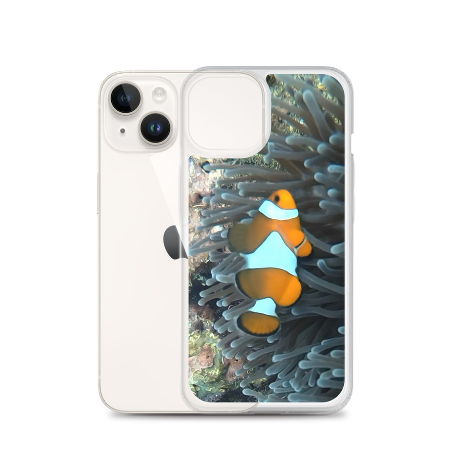 iphone case with clownfish design
