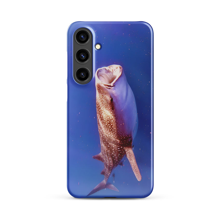 snap case samsung phone whale shark design