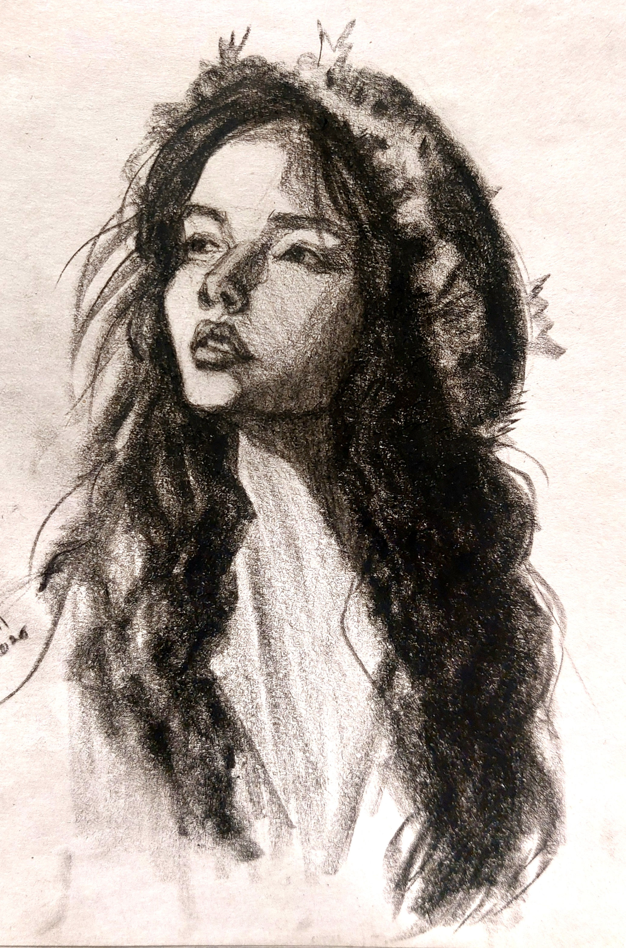 Girl with Flower Headband