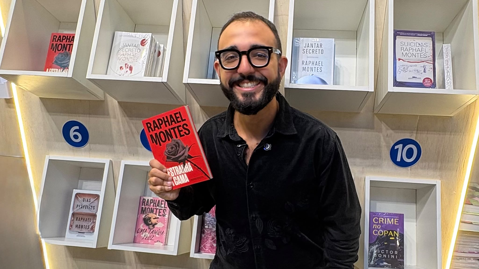 Raphael Montes participa do 4º Circuito Literário do Sesc Goiás neste sábado (19/09) em Goiânia