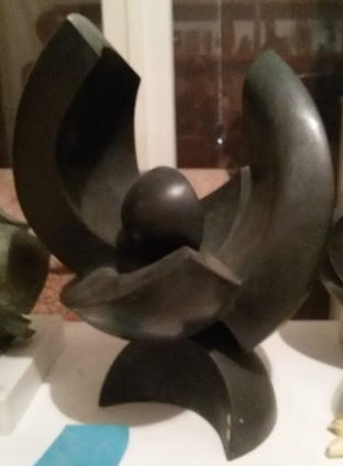 "Tulipano n.2 - 1982, bronzo, altezza 30 cm ca.
