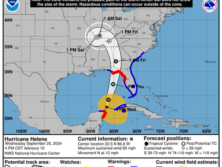 Tropical Storm Warning in effect; Catastrophic storm expected