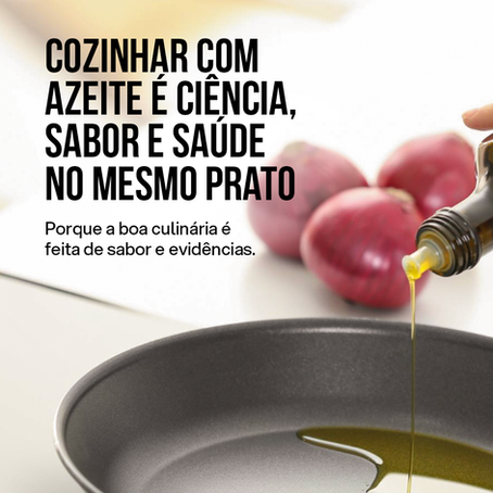Cozinhar com azeite de oliva extravirgem: o que a ciência revela sobre sabor e saúde