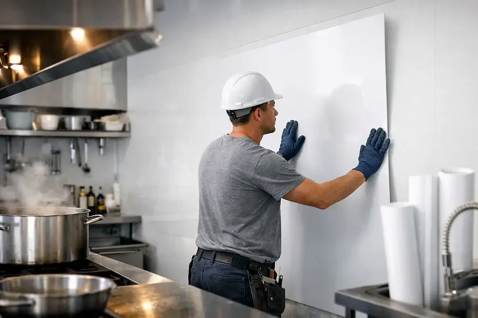 Commercial Kitchen Wall Cladding Explained
