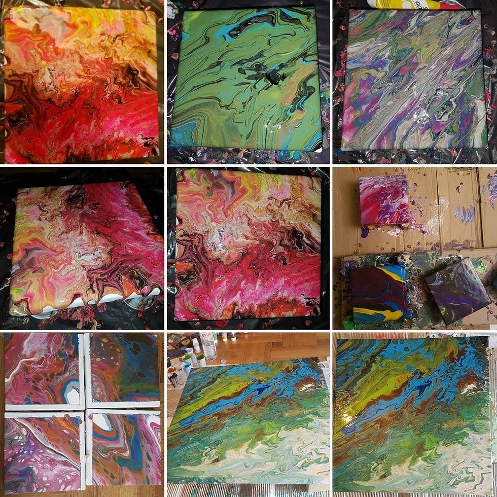 Some paintings made with my friend Thomas 6