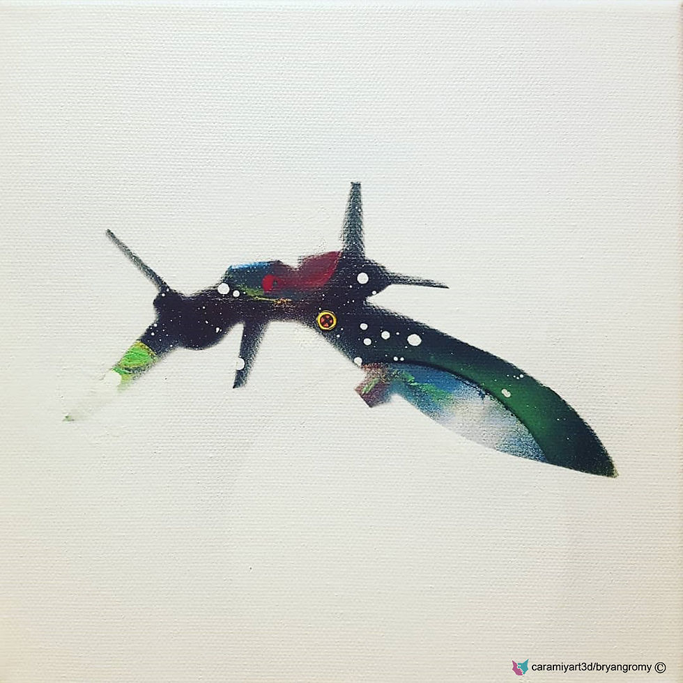 XMen - spray paint ship