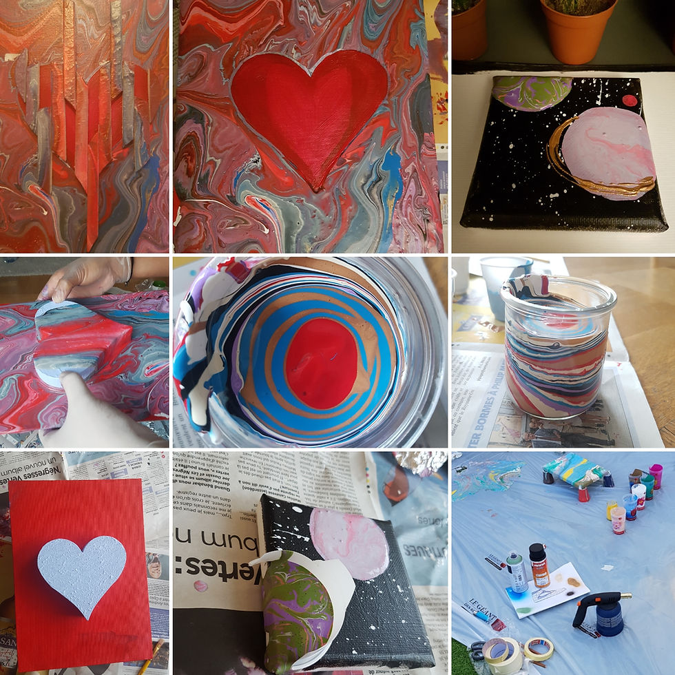 Some paintings made with my friend Thomas 4