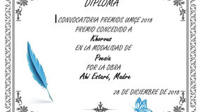 Entrevista a Ganadores Premios UMGE 2018: Categoría Mejor Poesía