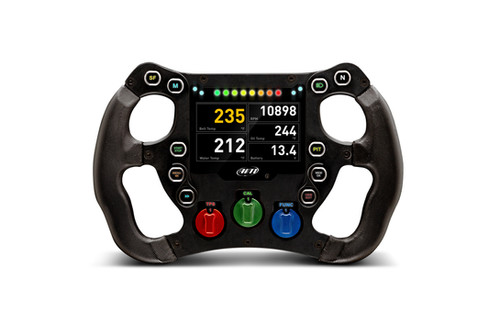AiM SW4 Steering Wheel Displays | Oppenheim Engineering LLC