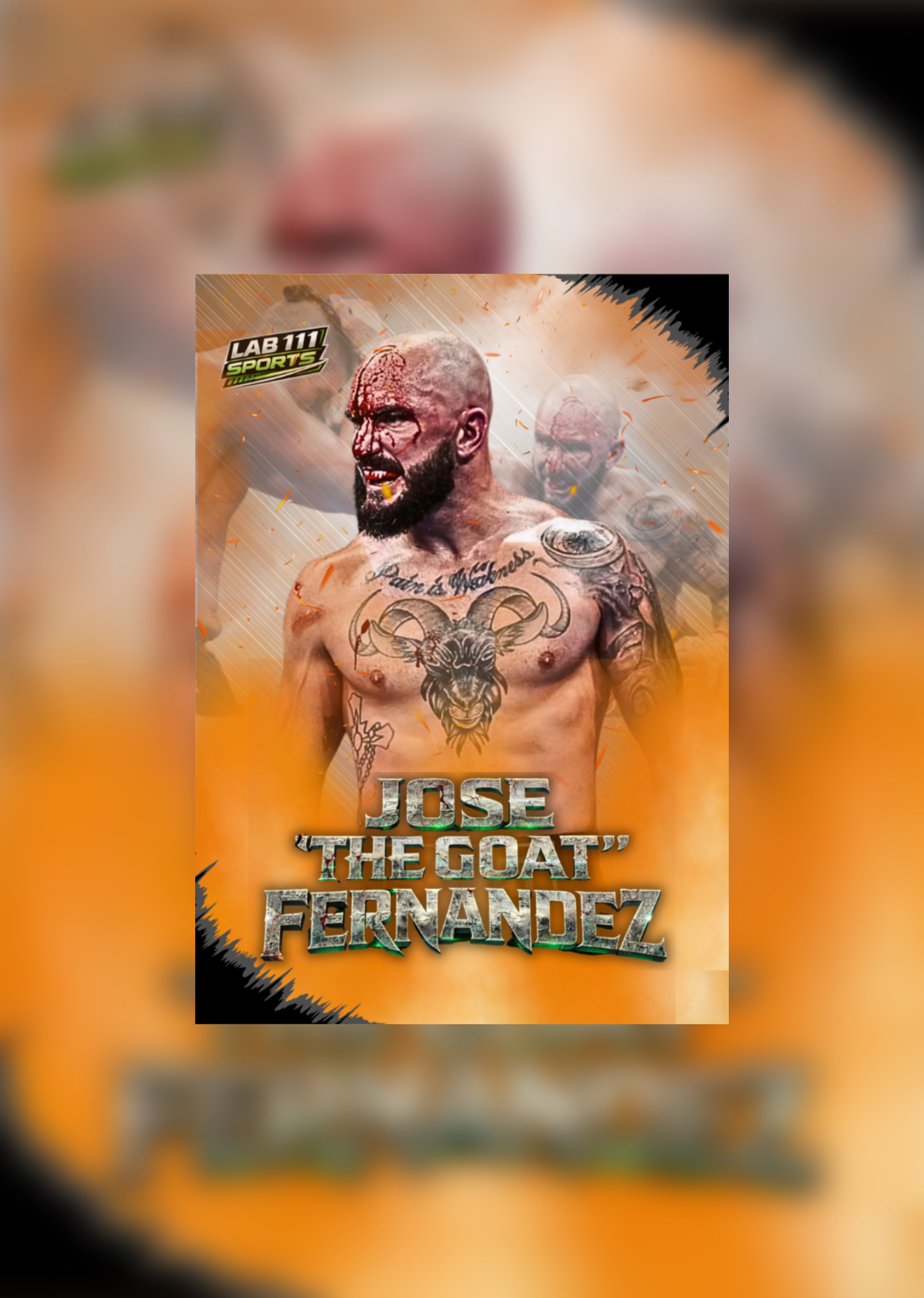 Jose “The Goat” Fernandez card front