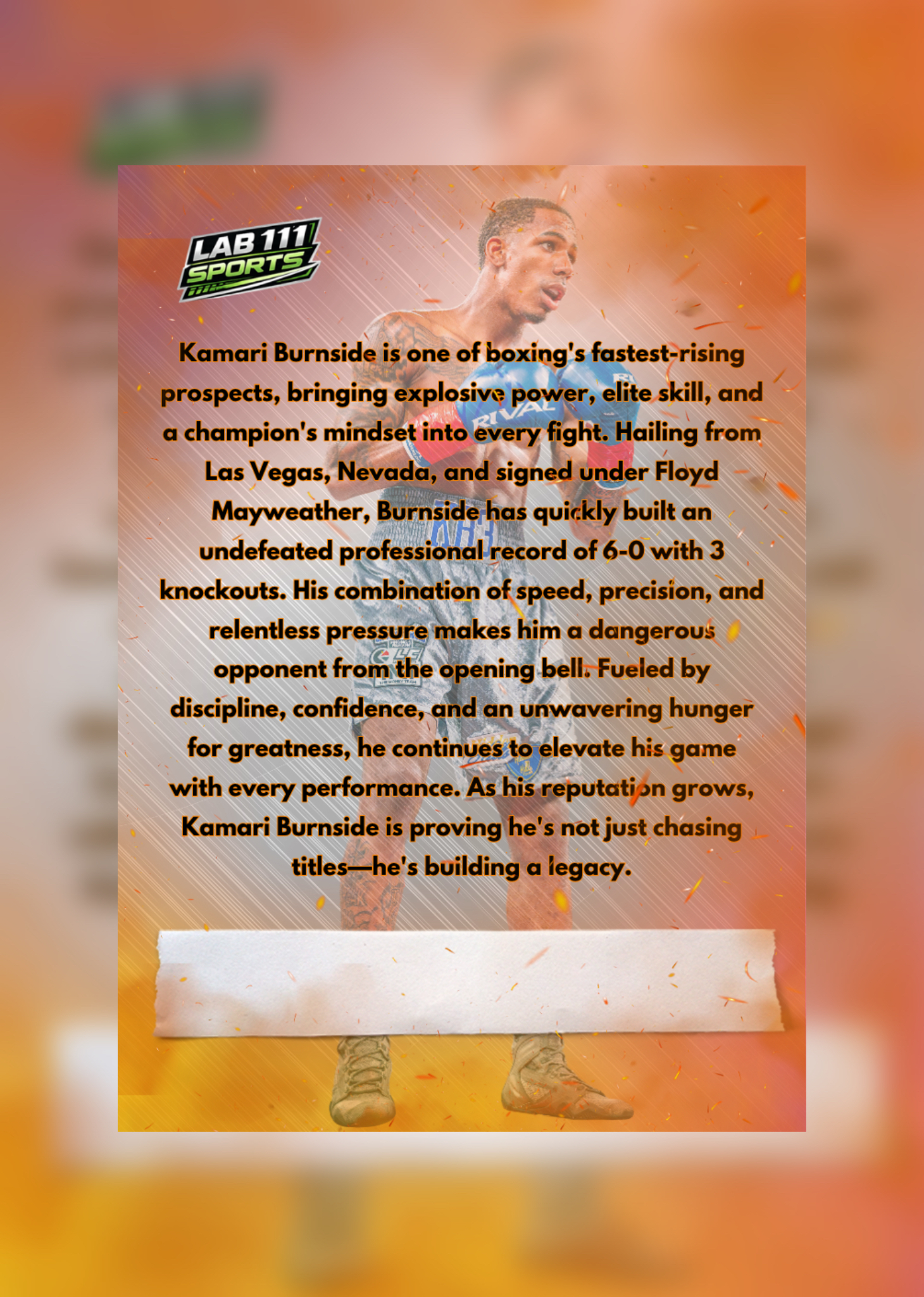 Kamari Burnside card back