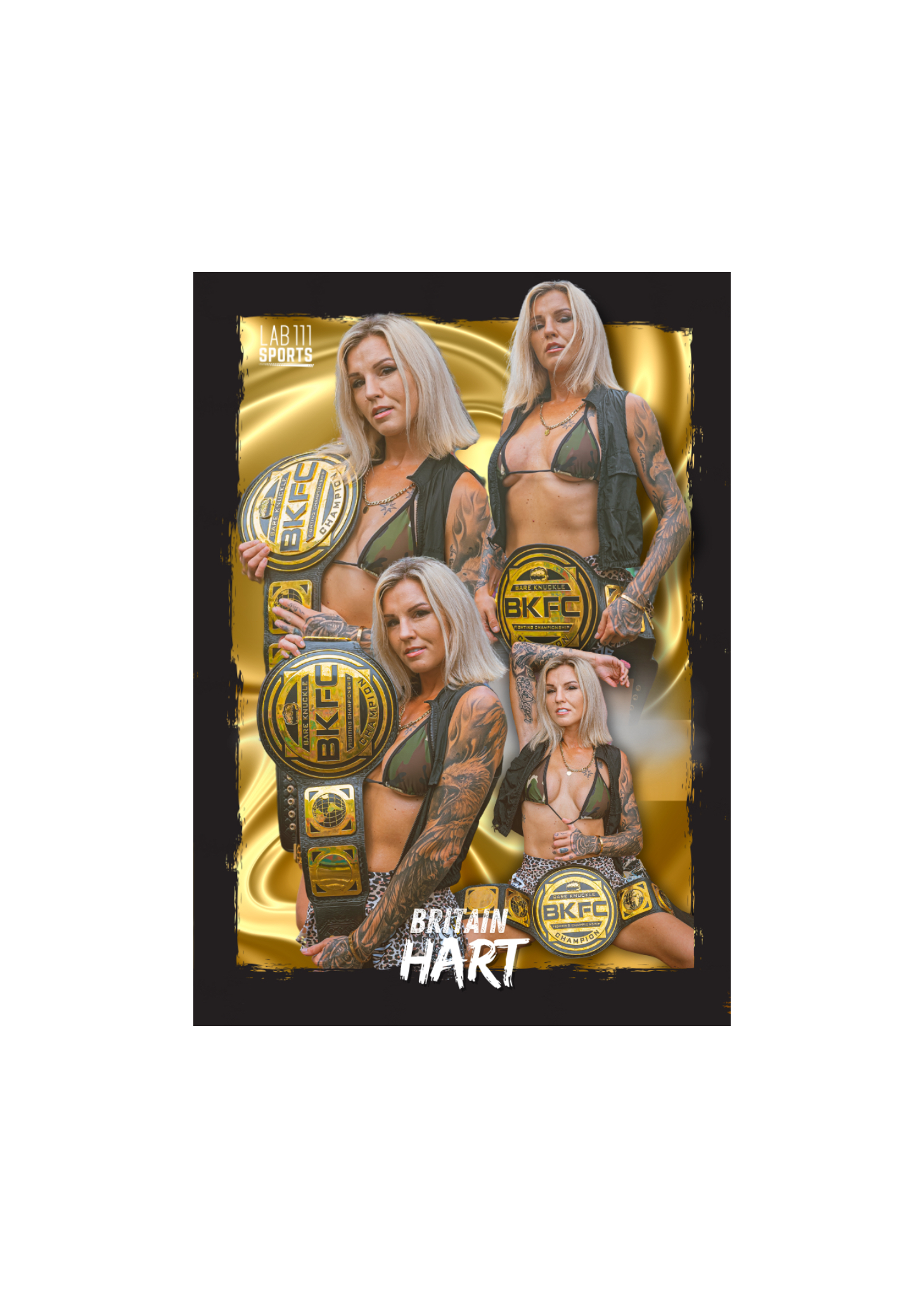 Britain Hart's Gold Label Trading Card card front