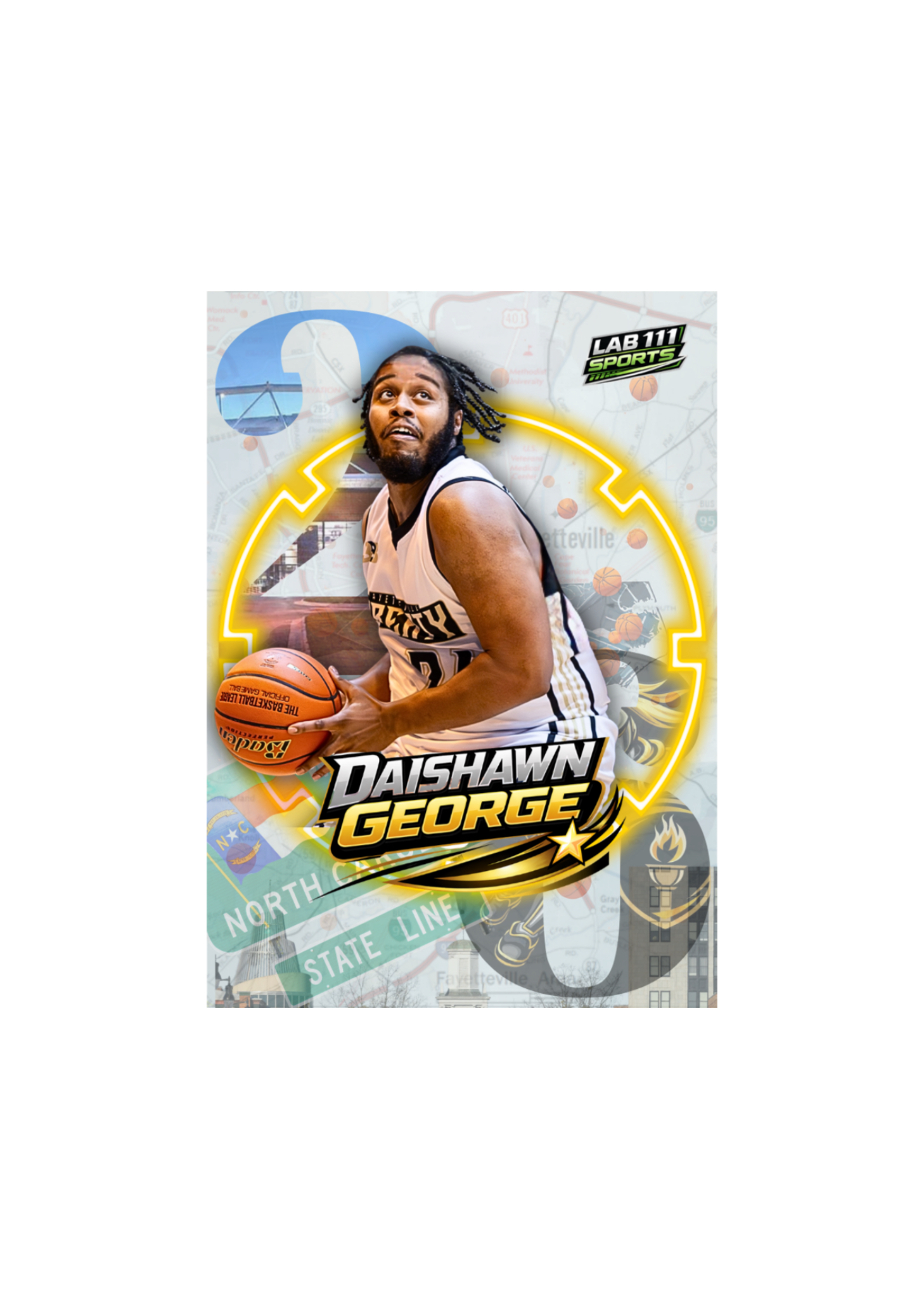 Fayetteville Liberty Daishawn George card front