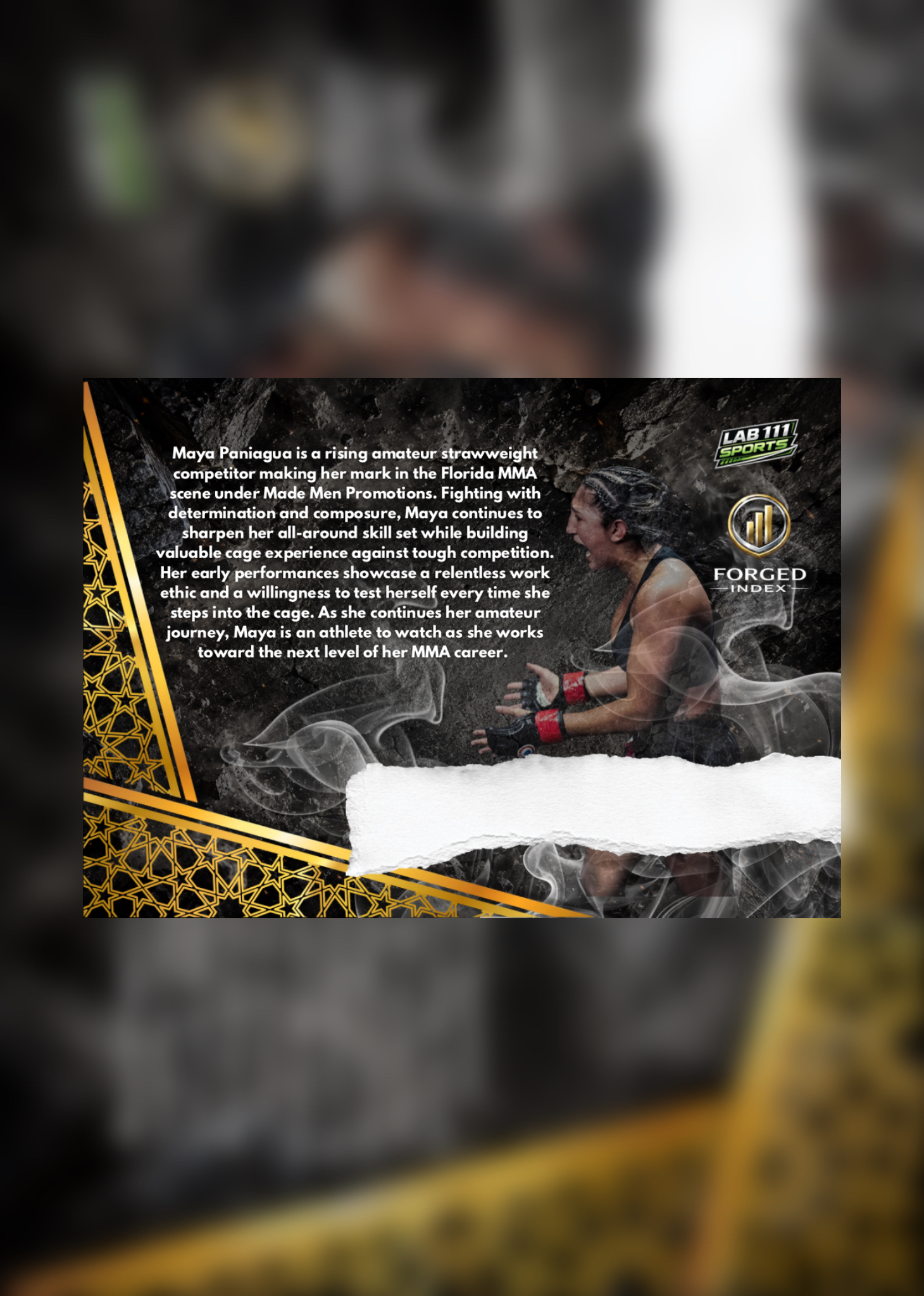 Maya Paniagua card back