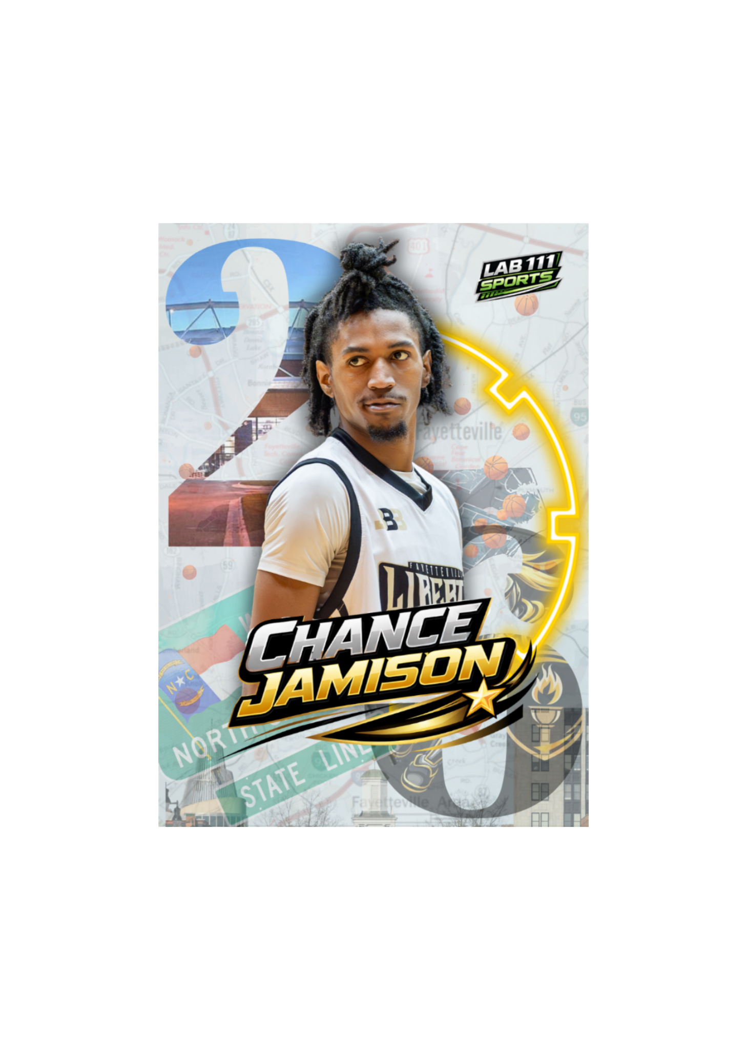 Fayetteville Liberty Chance Jamison card front