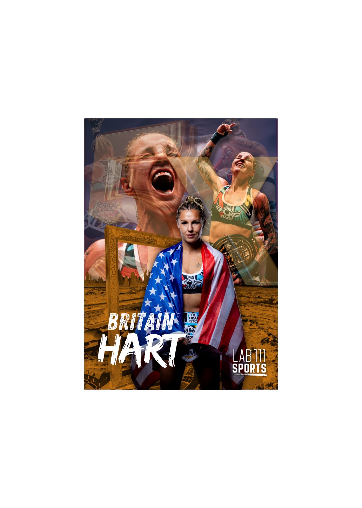 American Britain Hart 5X Champ card card front