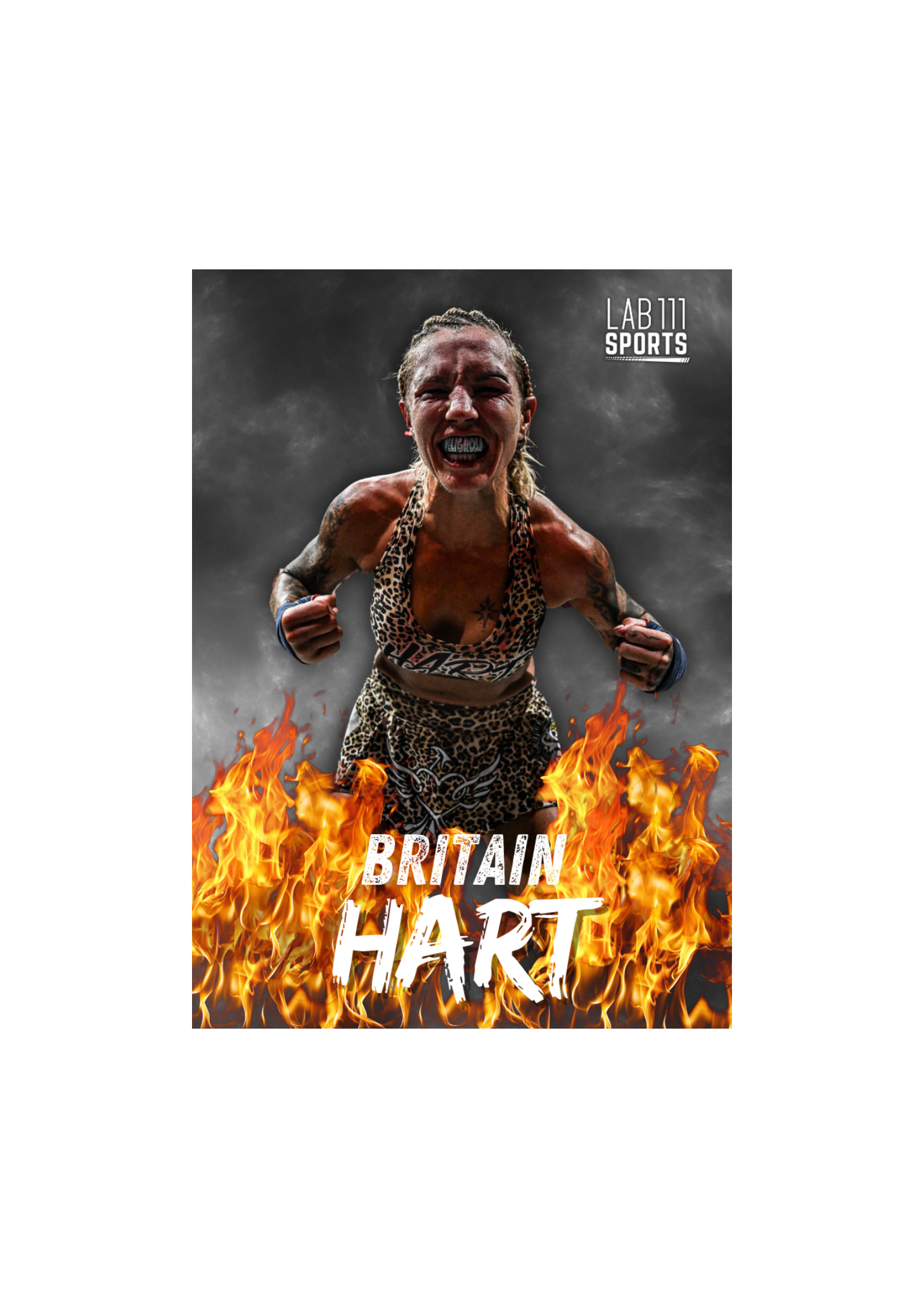 Britain Hart's Ring of Fire Trading Card card front