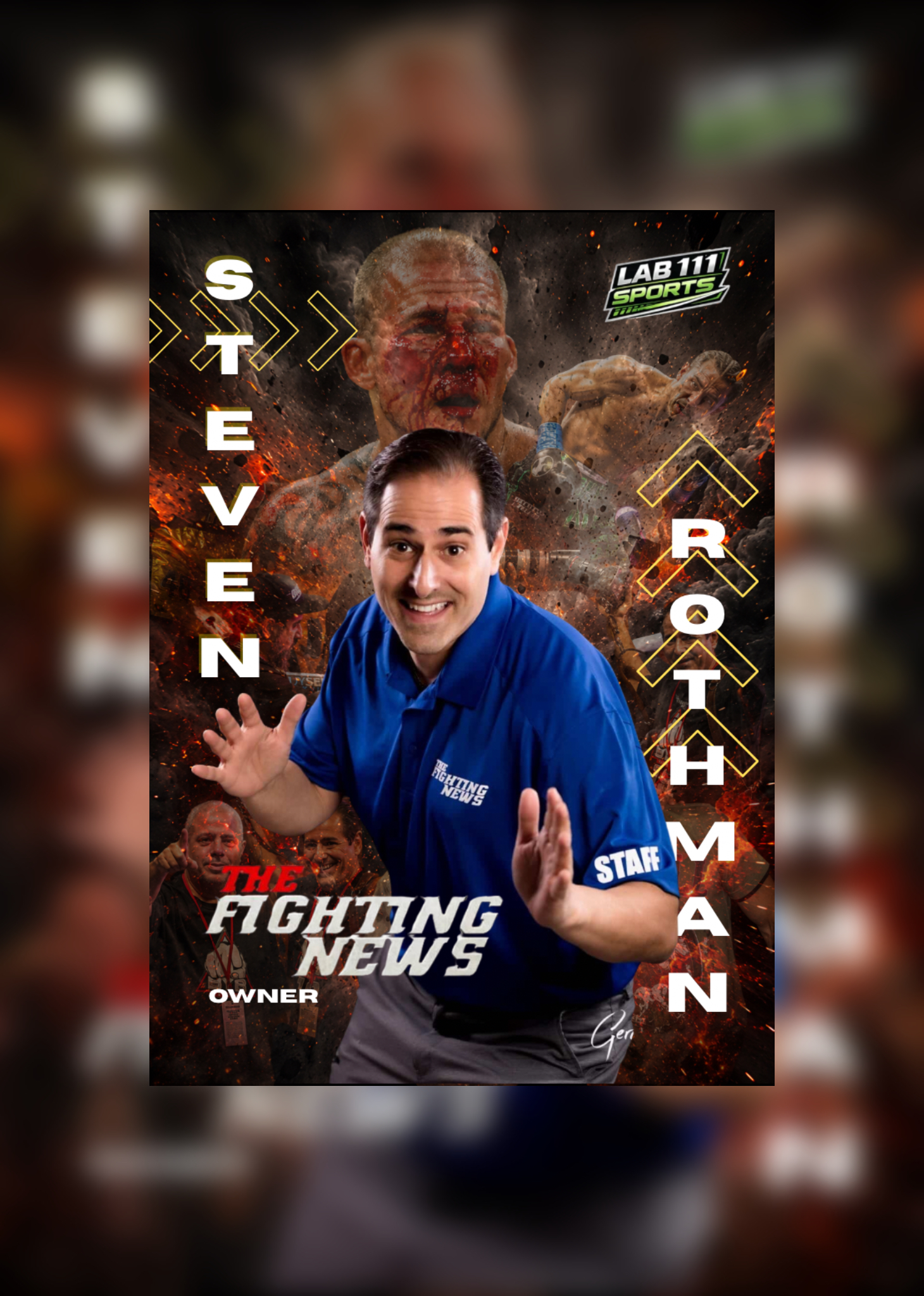 Steve Rothman card front