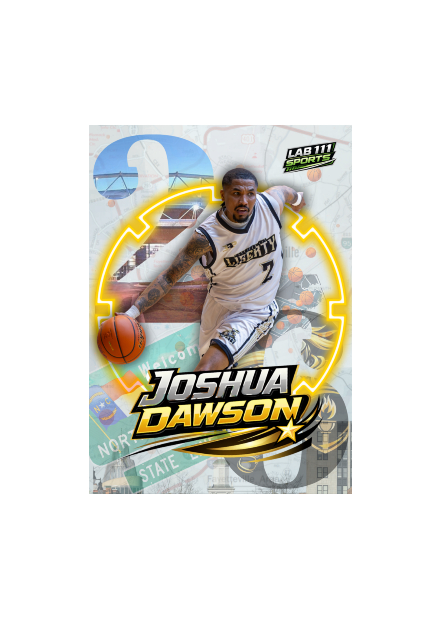 Fayetteville Liberty Joshua Dawson card front