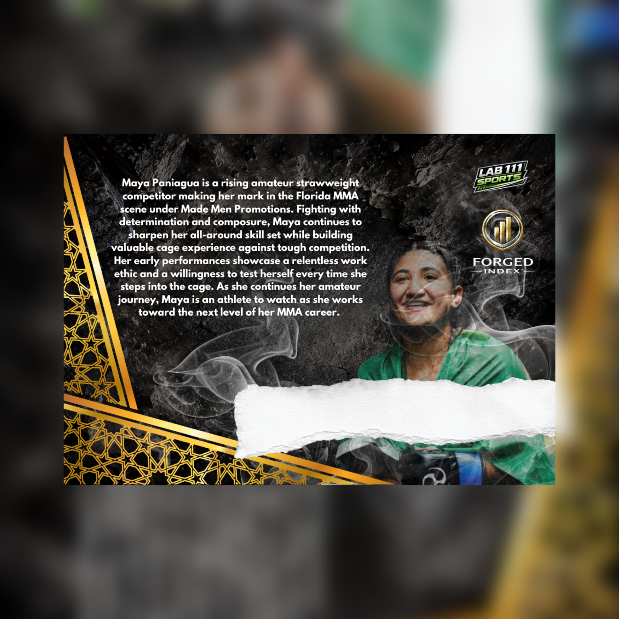 Maya Paniagua card back